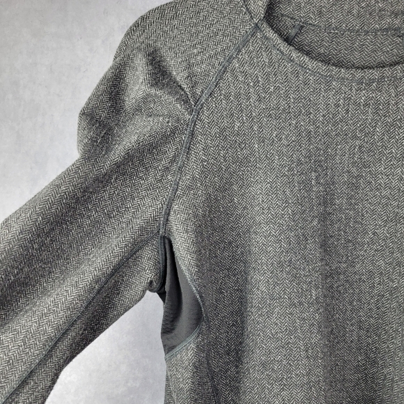 Lululemon Think Fast Long Sleeve Heathered Herringbone Heathered  Size 12 - Picture 13 of 16